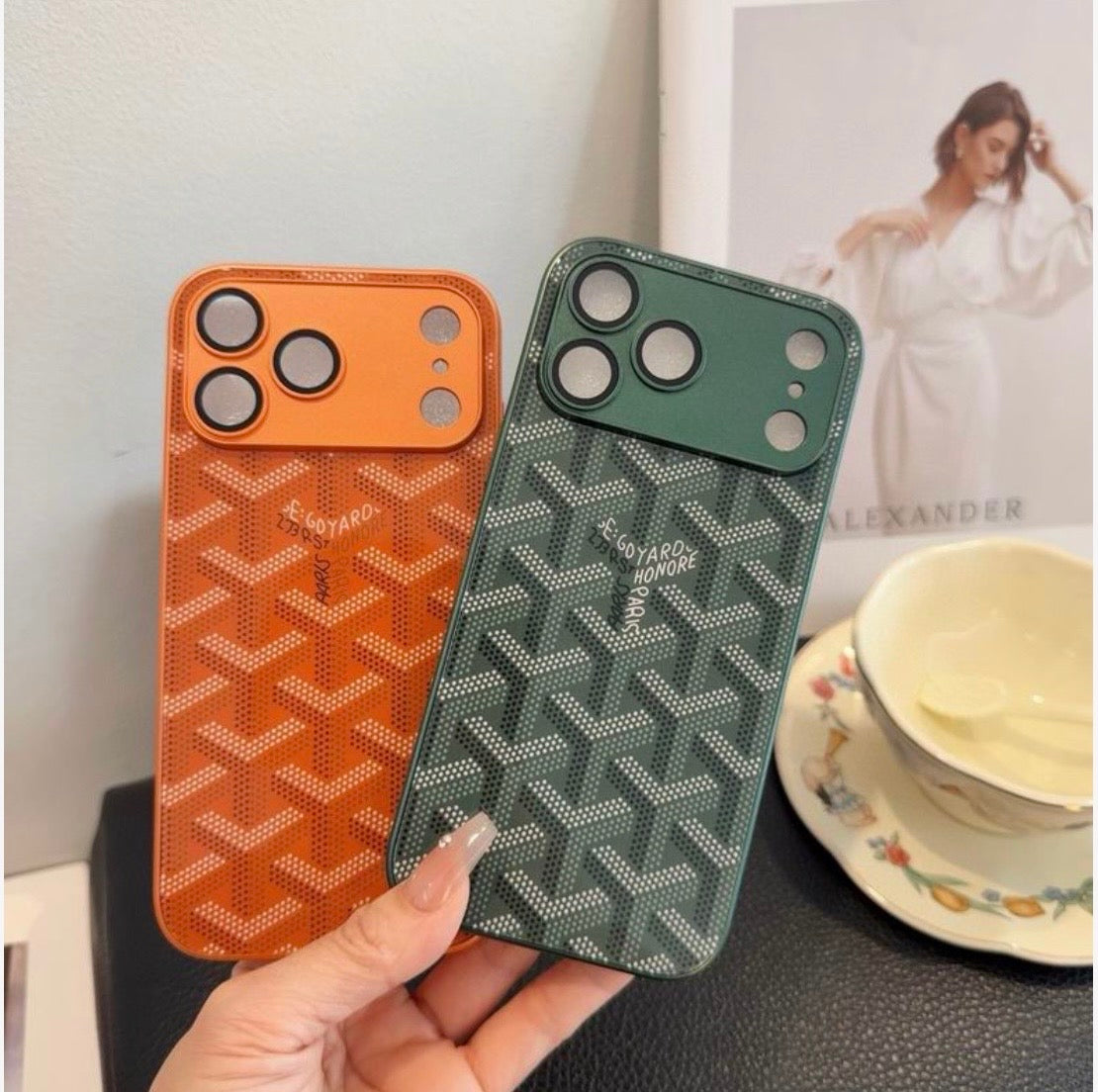 Goyard (Case) For iphone 15-17Pro max